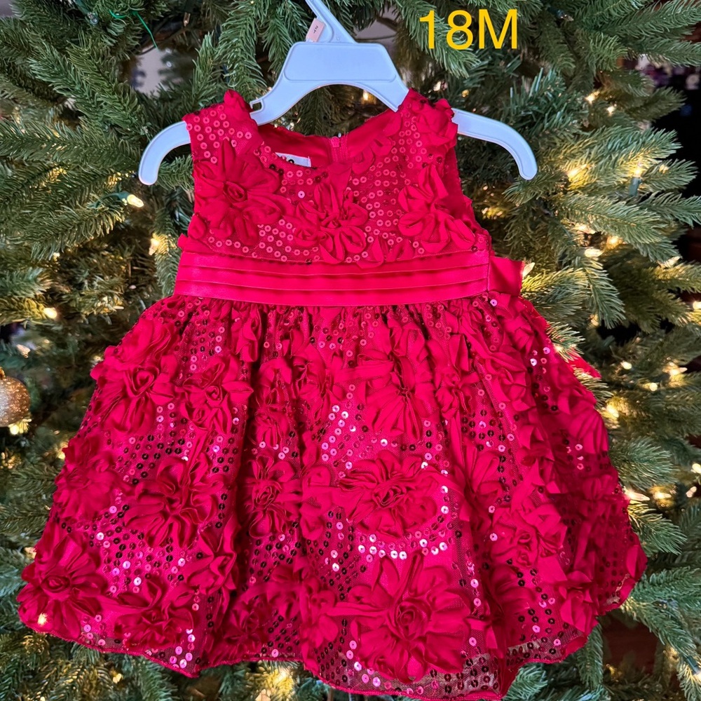 American princess Christmas dress for girls 18m